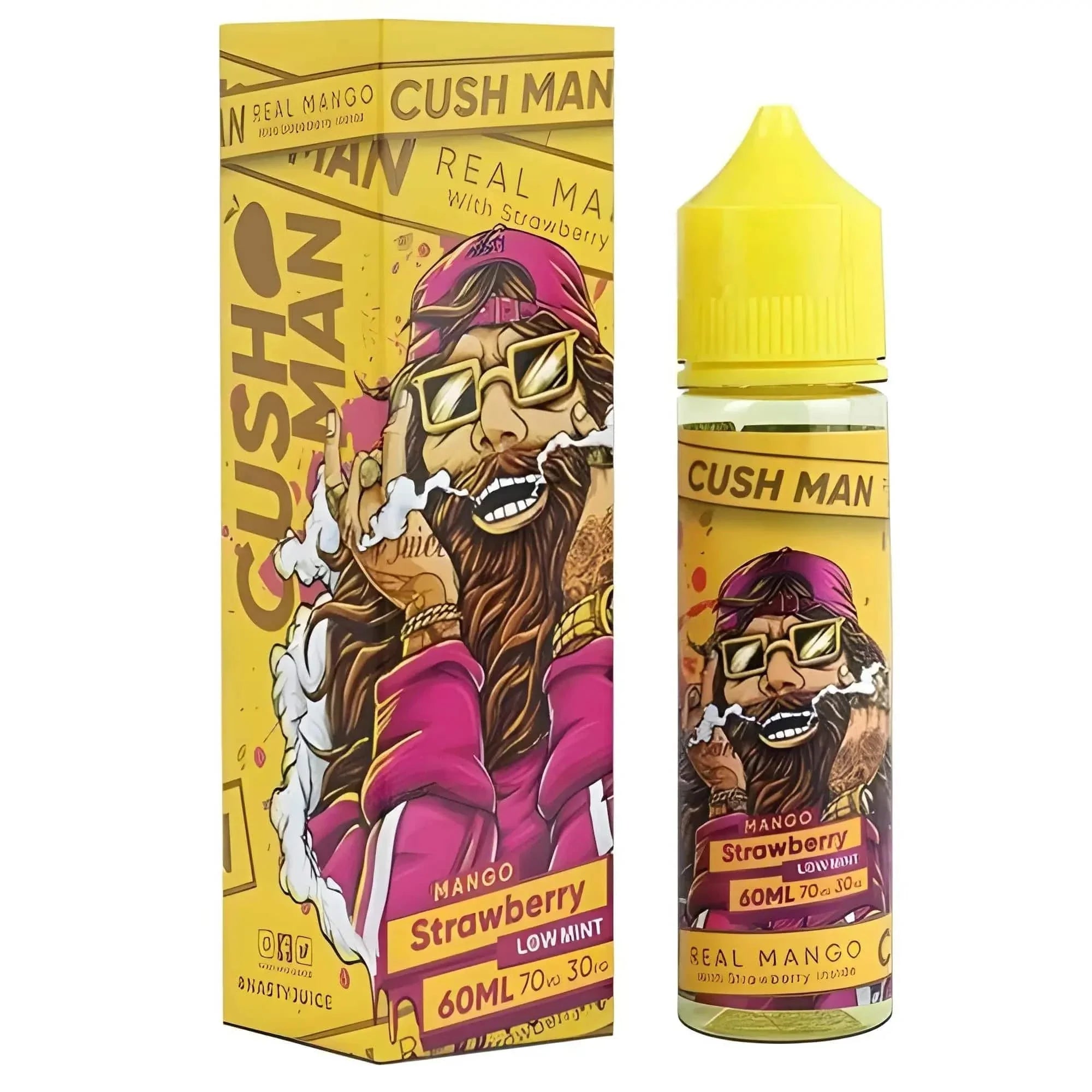 Mango Strawberry 60ml Vape Juice (3mg / 6mg) – Nasty Juice Cush Man | Vape Mash India