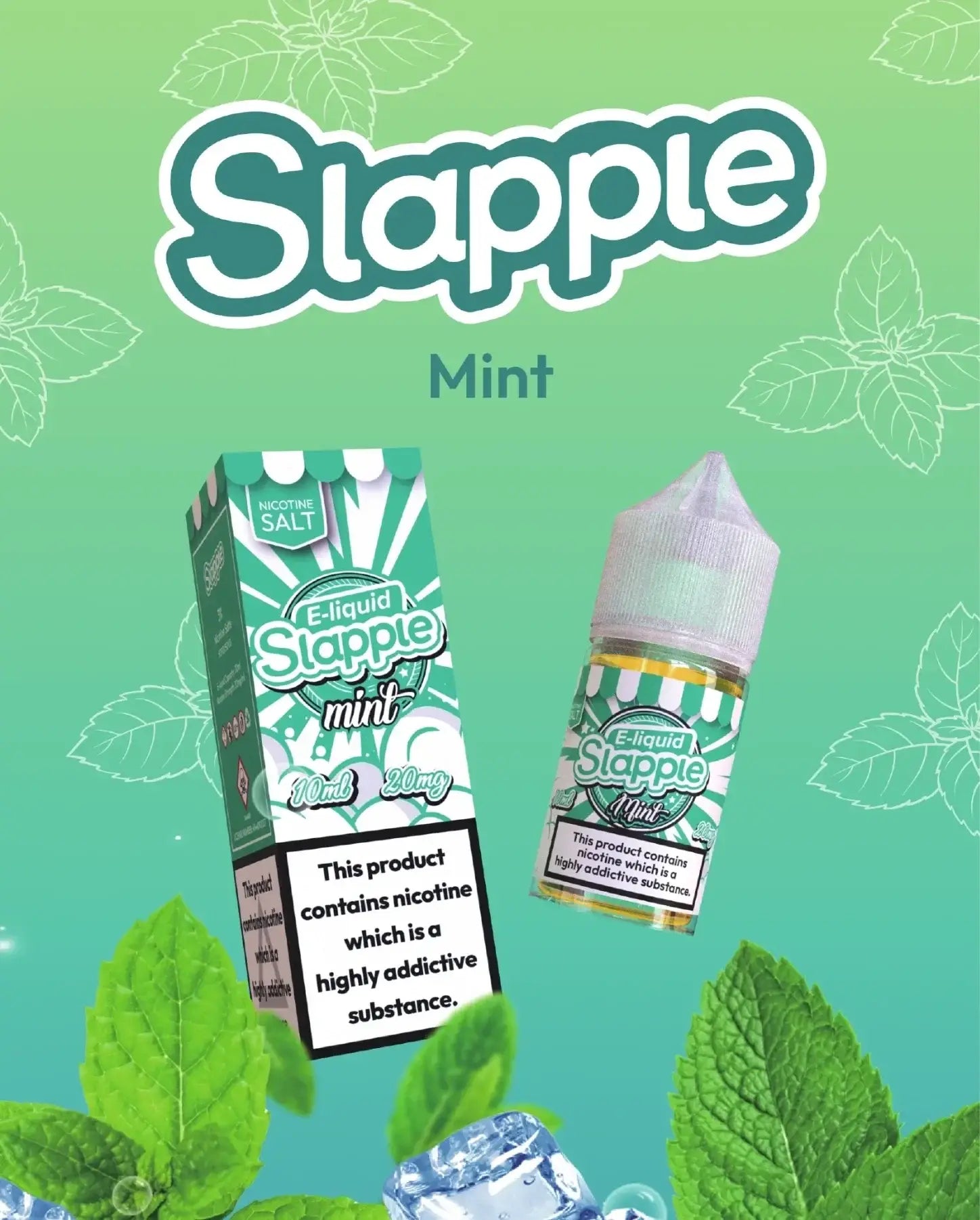 Mint Slappel Nic Salt 30ML (30MG/50MG) | Vape Billiorsonn