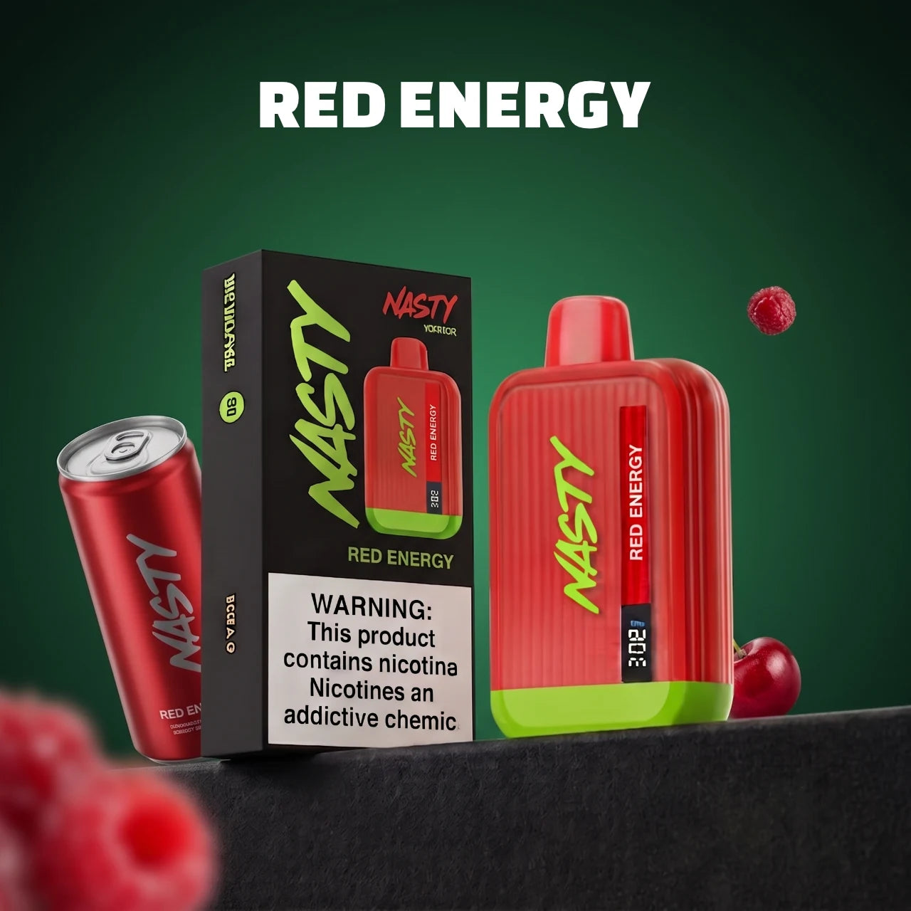 Nasty Bar - 8500 disposable vape - Red Energy flavour