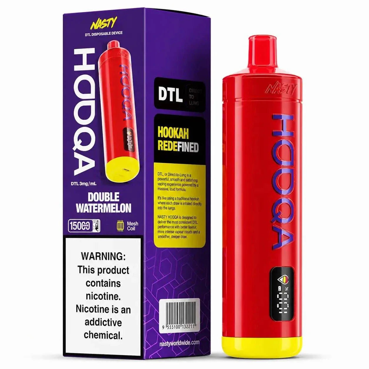 Nasty Hooqa DF15Ki Disposable Vape – 15000 Puffs | Vape Mash India