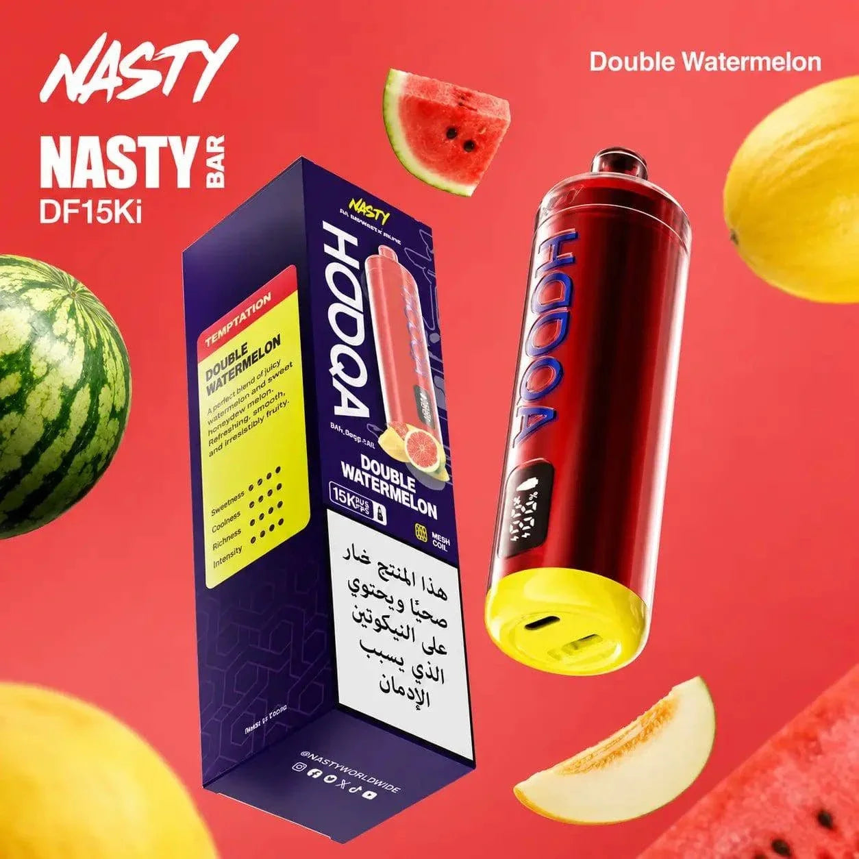 Nasty Hooqa DF15Ki Disposable Vape – 15000 Puffs | Vape Mash India
