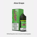 Nasty Liq Aloe Grape Nic Salt 30ml (35mg/50mg) India
