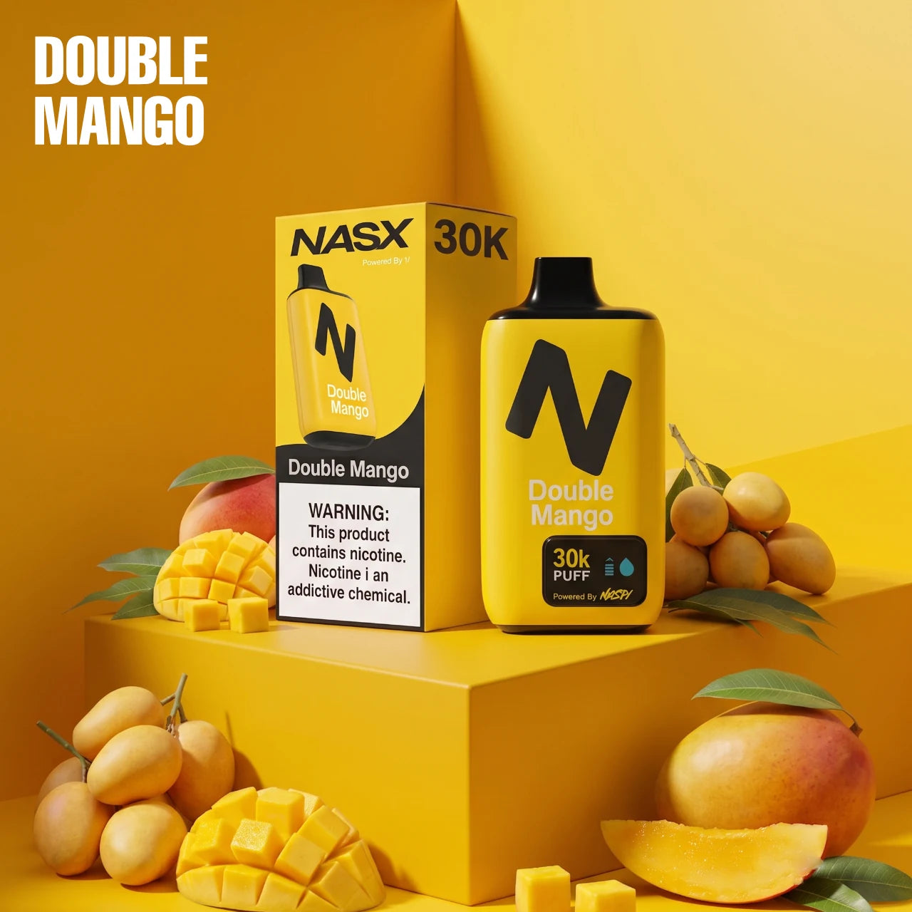 Nasty Max - 30000 disposable vape - Double Mango flavour
