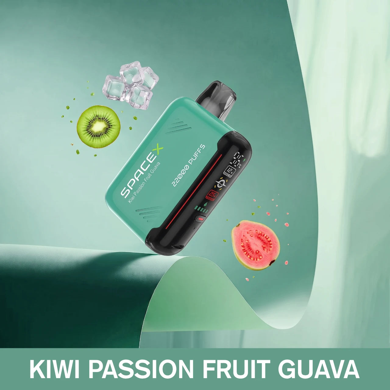 NATA SPACE-X 26000 disposable vape - Kiwi Passion Fruit Guava flavour