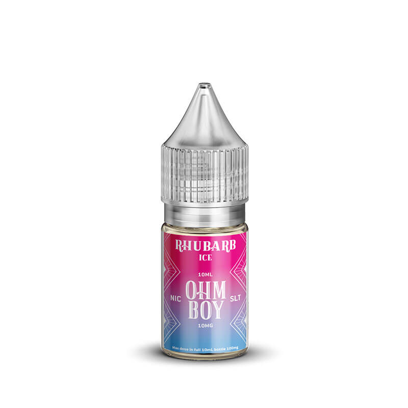 Ohm Boy Rhubarb Ice 10ml Nic Salt E-Liquid