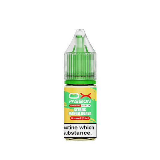 Ox Passion Citrus Mango Guava Nic Salts E-Liquid 10ml