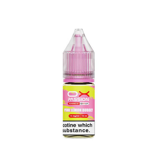 Ox Passion Pink Lemon Bubbly Nic Salts E-Liquid 10ml