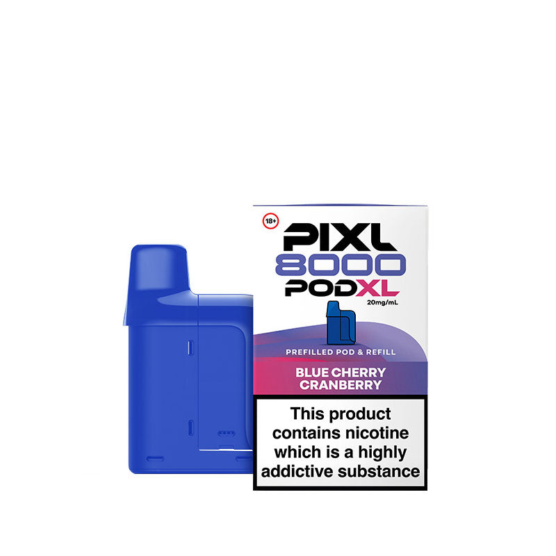 PIXL 8000 Blue Cherry Cranberry Prefilled Pod + Refill
