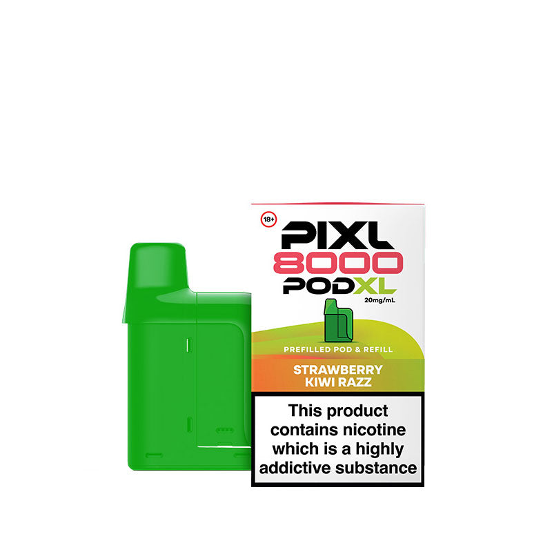 PIXL 8000 Strawberry Kiwi Razz Prefilled Pod + Refill