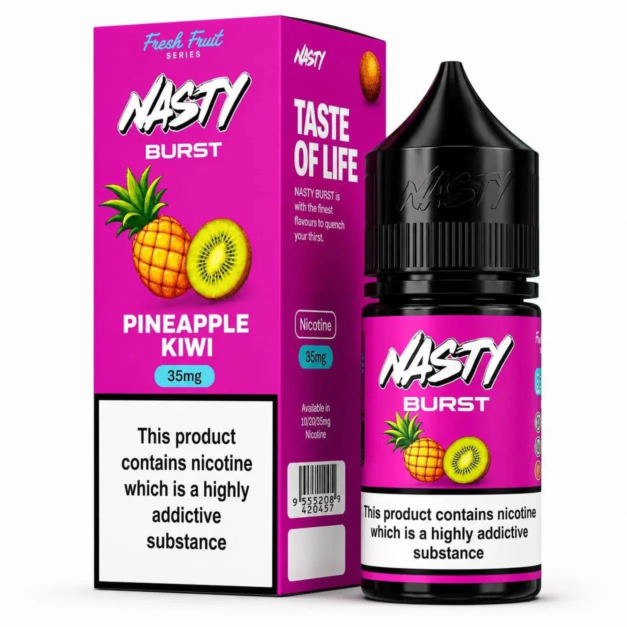 Pineapple Kiwi - Nasty Burst | 30ML Nic Salt Juice | 35MG,50MG | Vape Mash India