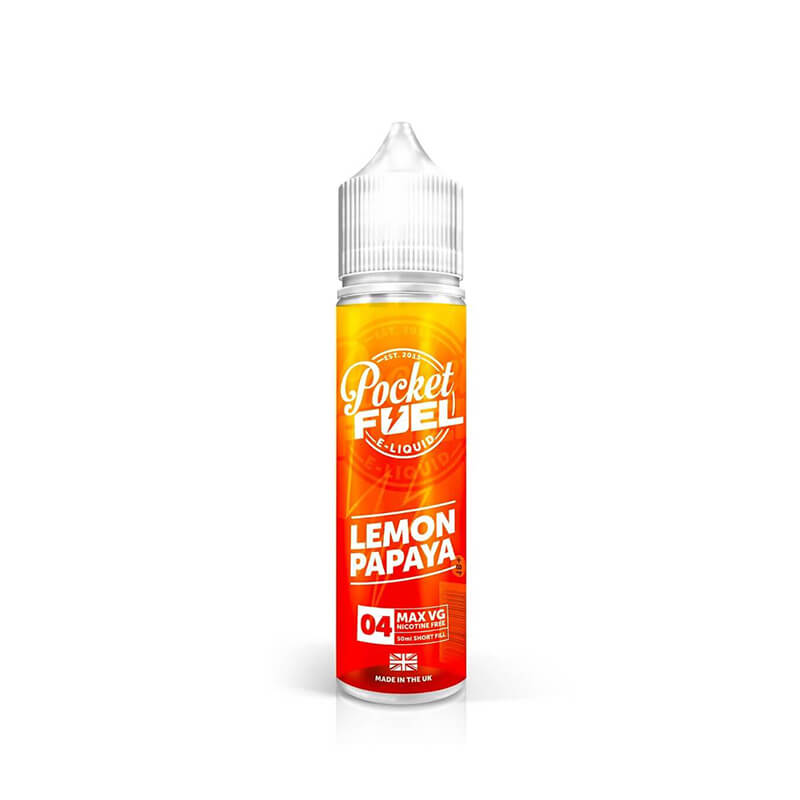 Pocket Fuel Lemon & Papaya Shortfill E-Liquid