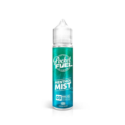 Pocket Fuel Menthol Mist Shortfill E-Liquid 50ml
