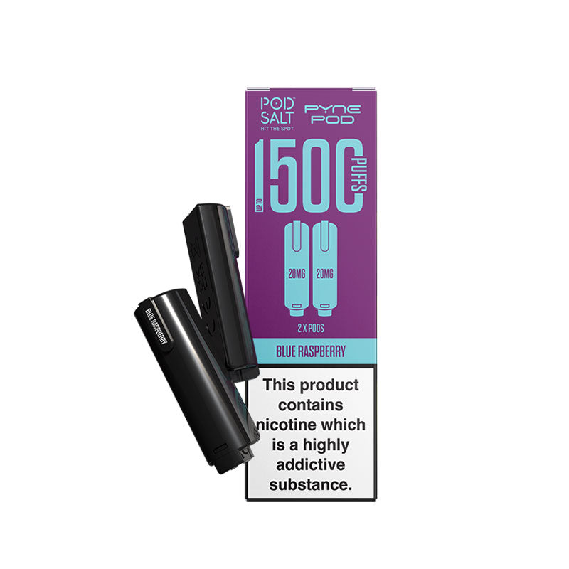 Pyne Pod 2in1 Blue Raspberry Prefilled Vape Pods - Pod Salt Edition