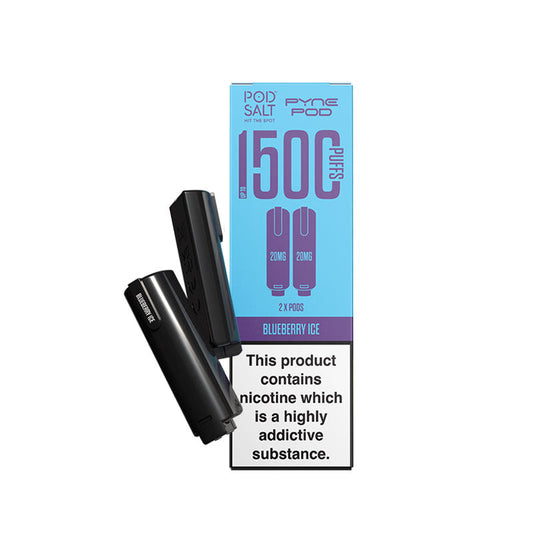 Pyne Pod 2in1 Blueberry Ice Prefilled Vape Pods - Pod Salt Edition