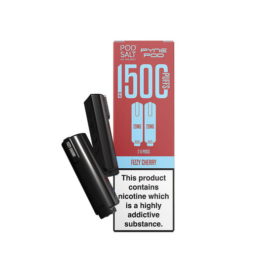Pyne Pod 2in1 Fizzy Cherry Prefilled Vape Pods - Pod Salt Edition
