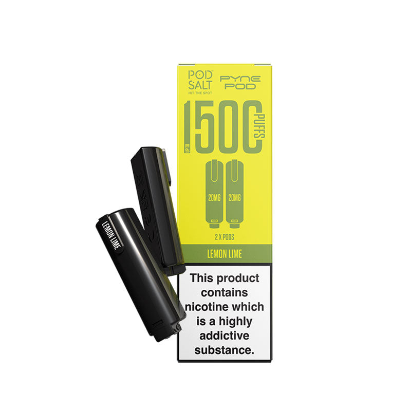 Pyne Pod 2in1 Lemon Lime Prefilled Vape Pods - Pod Salt Edition