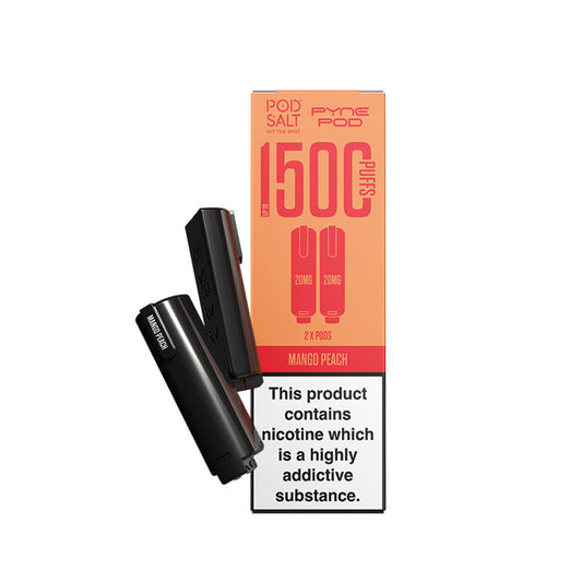 Pyne Pod 2in1 Mango Peach Prefilled Vape Pods - Pod Salt Edition