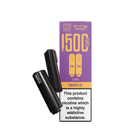 Pyne Pod 2in1 Pineapple Ice Prefilled Vape Pods - Pod Salt Edition