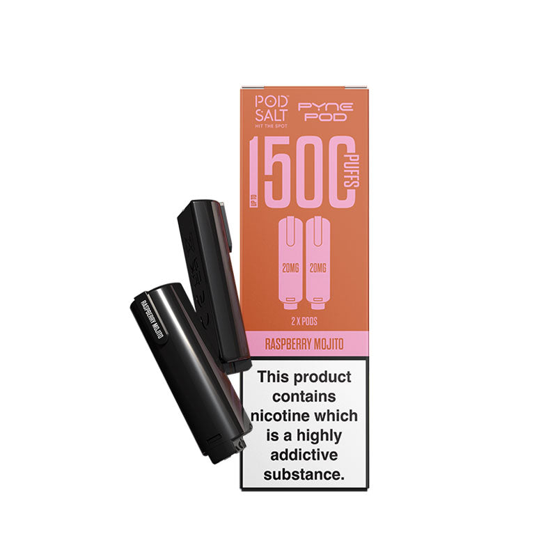 Pyne Pod 2in1 Raspberry Mojito Prefilled Vape Pods - Pod Salt Edition