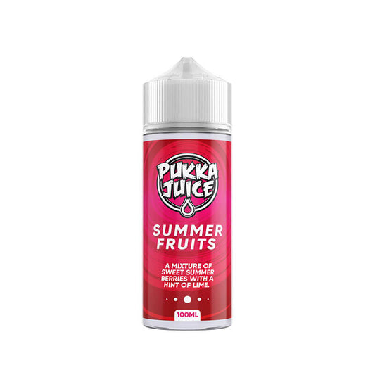 Pukka Juice Summer Fruits 100ml Shortfill E-Liquid