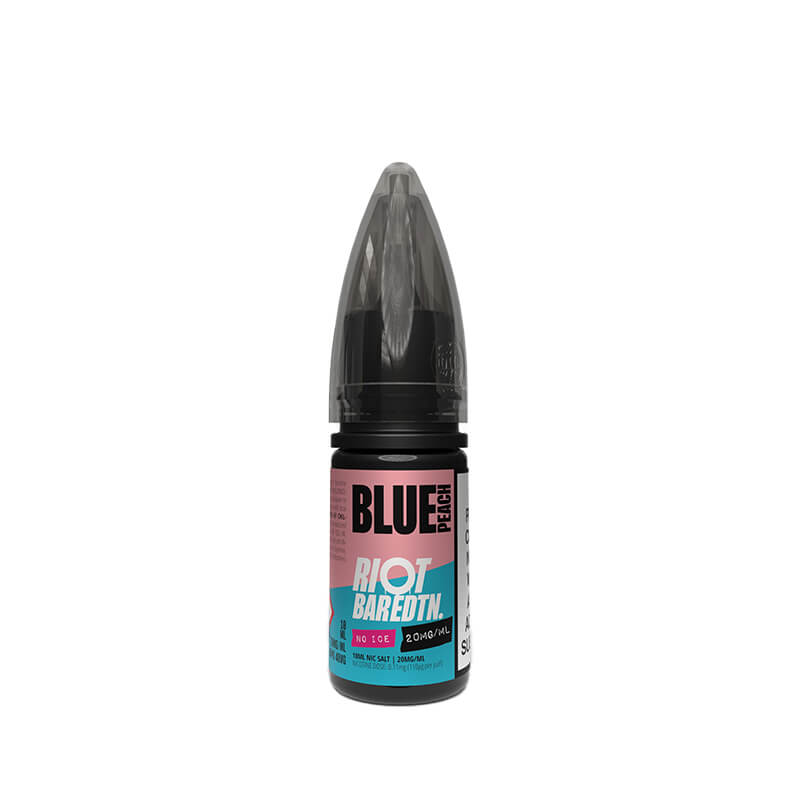 Riot Squad BAR EDTN Blue Peach No Ice 10ml Nic Salt E-Liquid