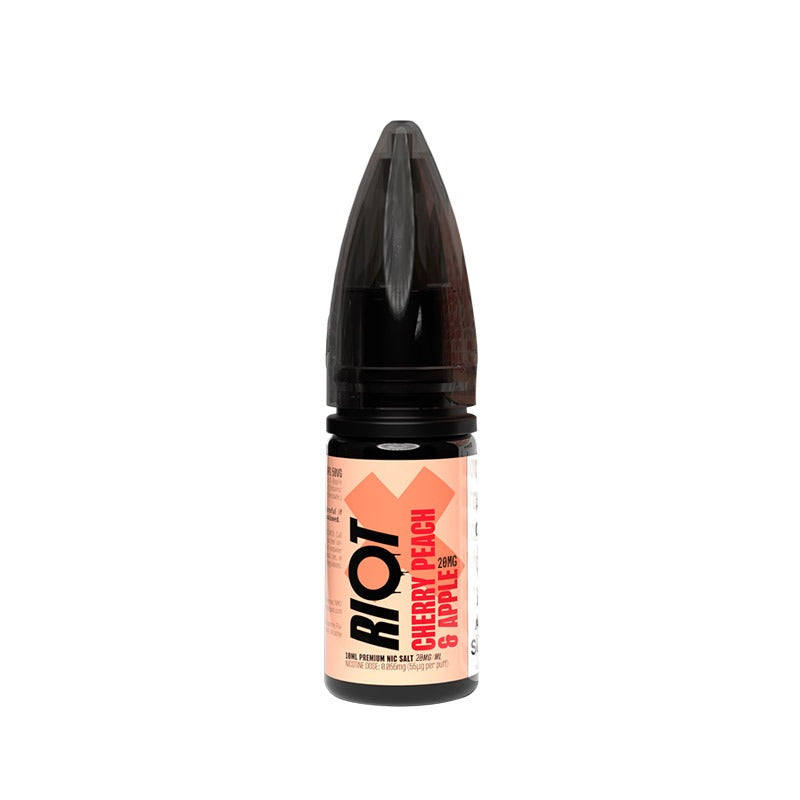 Riot X Nic Salts Cherry Peach & Apple 10ml E-Liquid