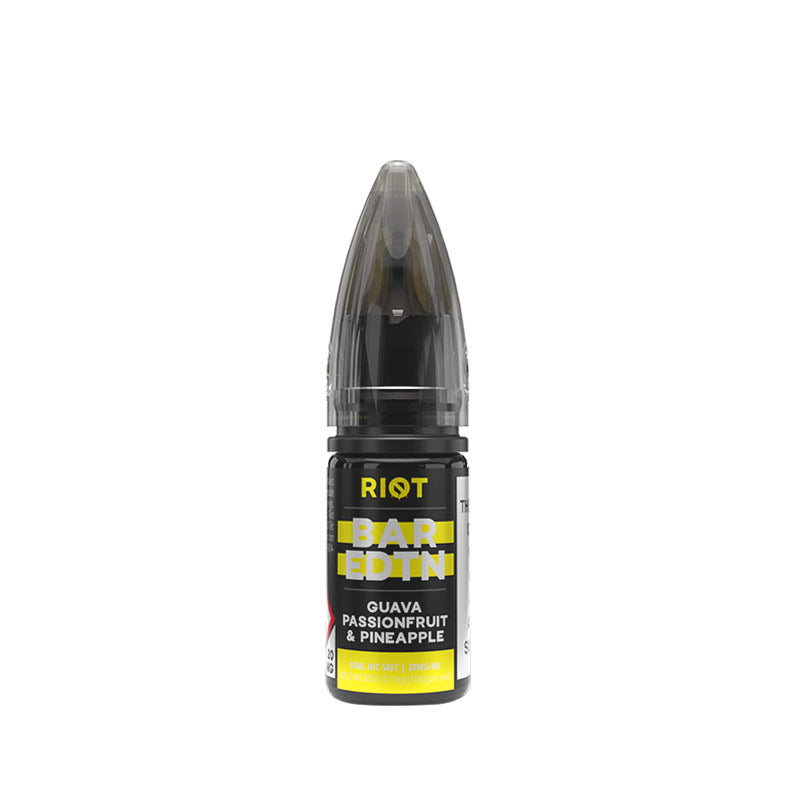 Riot Squad BAR EDTN Guava Passionfruit & Pineapple 10ml Nic Salt E-Liquid