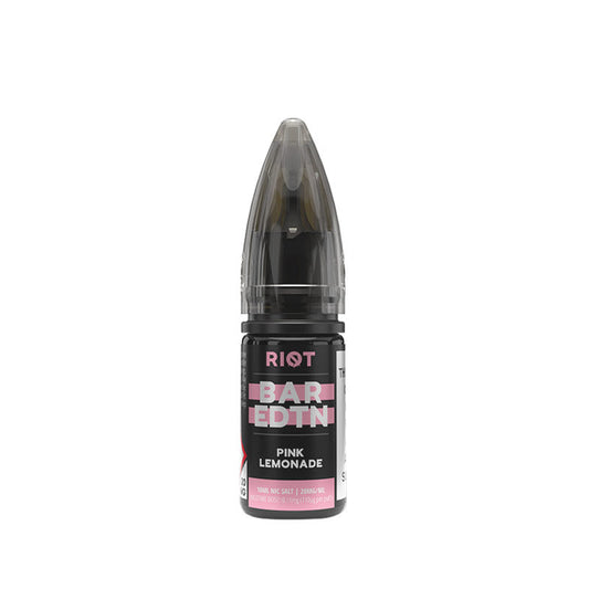 Riot Squad BAR EDTN Pink Lemonade 10ml Nic Salt E-Liquid 10mg