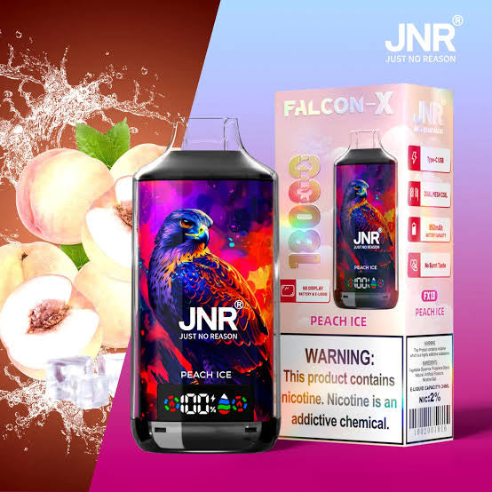 JNR Falcon X 18000 Puffs | Disposable | 50mg Nic | Dual Mesh Coil | LED Indicators