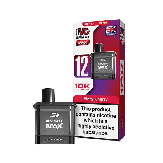 IVG Smart Max Fizzy Cherry Prefilled Vape Pod + Refill