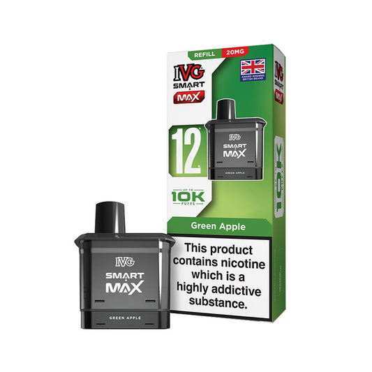 IVG Smart Max Green Apple Prefilled Vape Pod + Refill