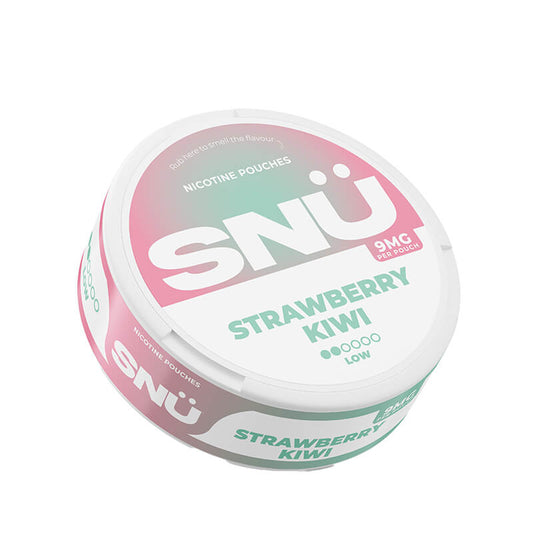 SNU Strawberry Kiwi Nic Pouches by Bar Juice