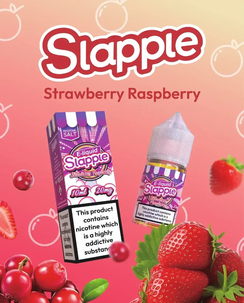 Strawberry Raspberry Slappel Nic Salt 30ML (30MG/50MG) | Vape Billiorsonn