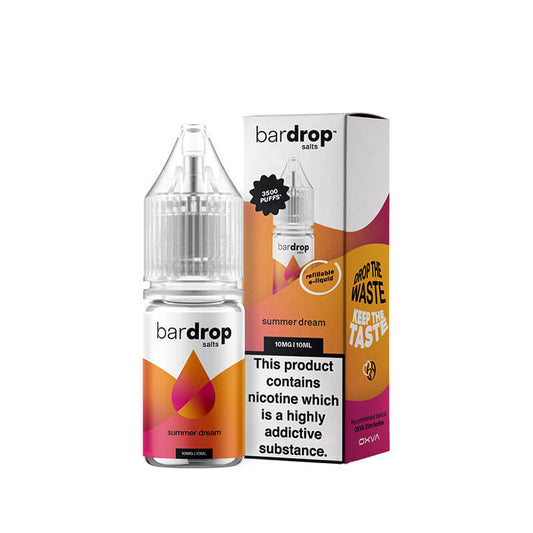 Bar Drop Summer Dream 10ml Nic Salts E-Liquid