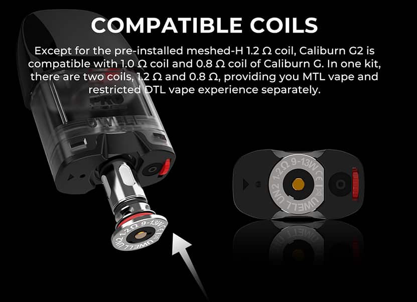 UWELL CALIBURN G2 18W POD SYSTEM INDIA