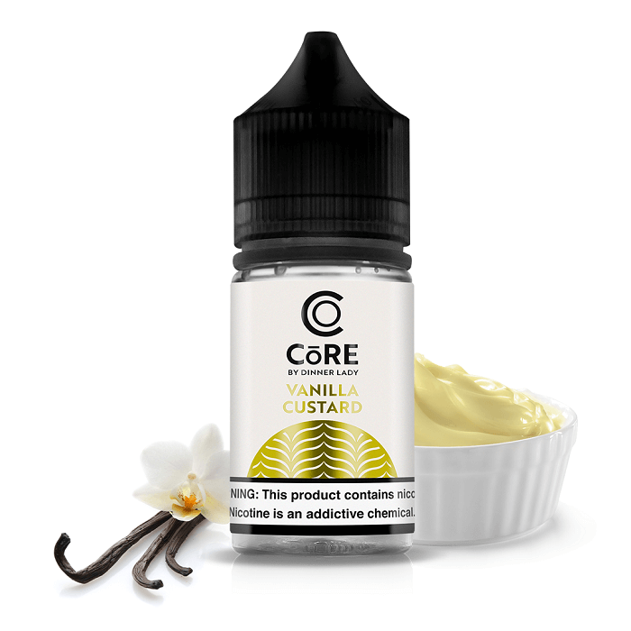Vanilla Custard Core Salt 30ML 20MG,30MG,50MGby Dinner Lady