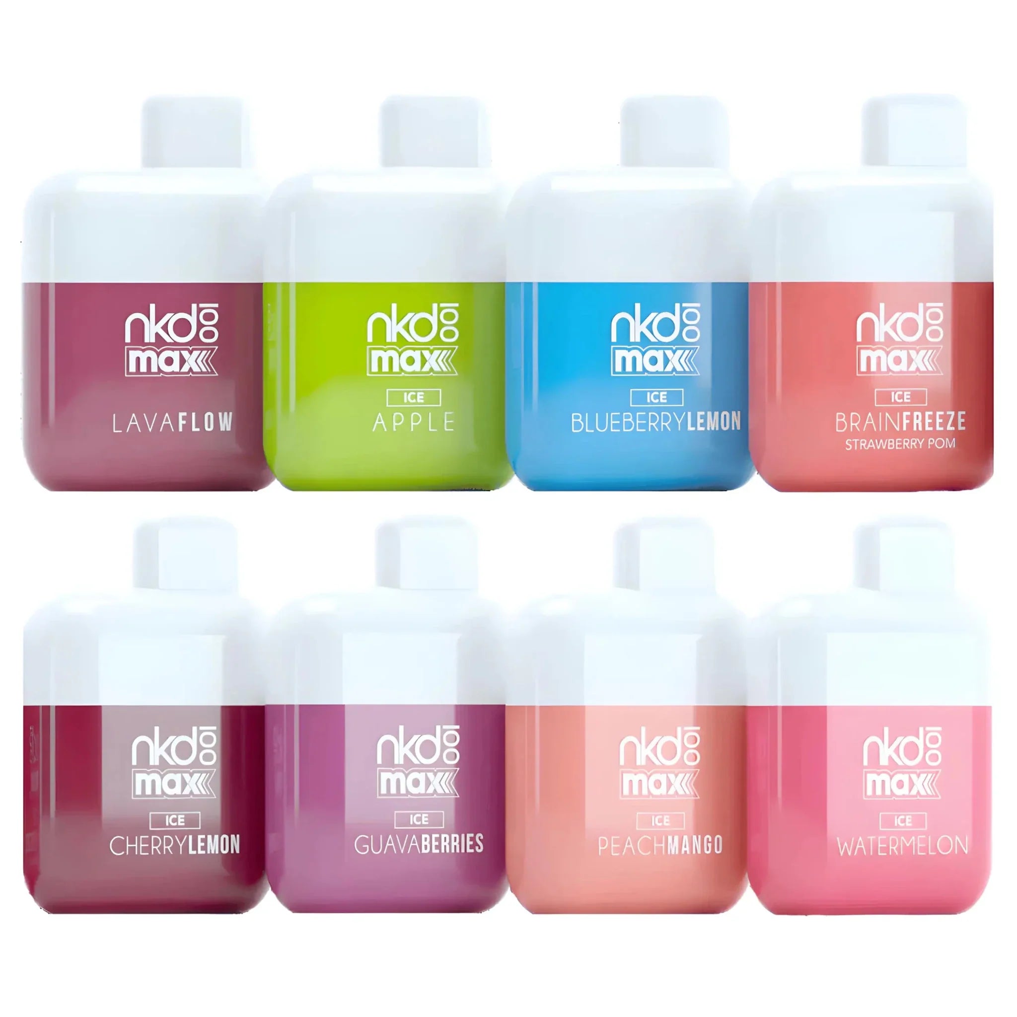 Nkd Max Disposable Vape Menthol Ice Flavors with 2ohm Coil Technology