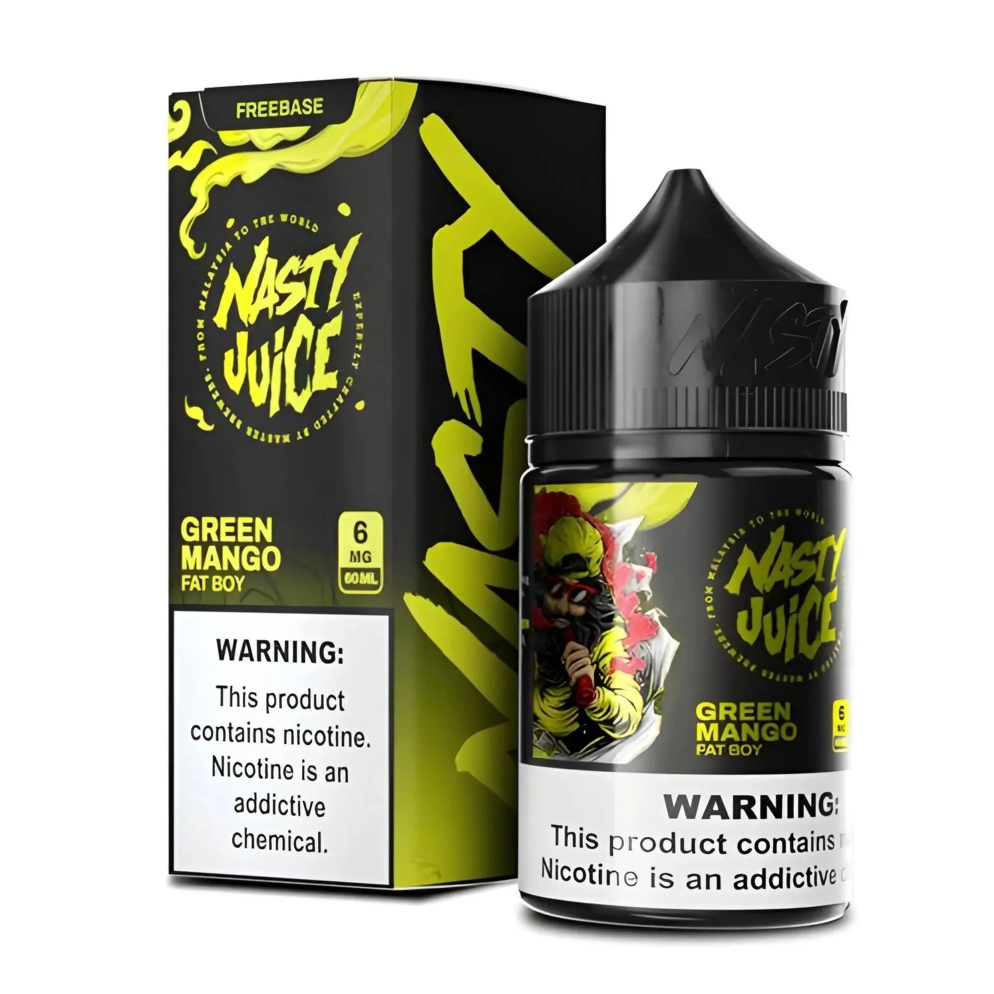 Green Mango 60ml Vape Juice (3mg) – Nasty Juice Fat Boy | Vape Mash India