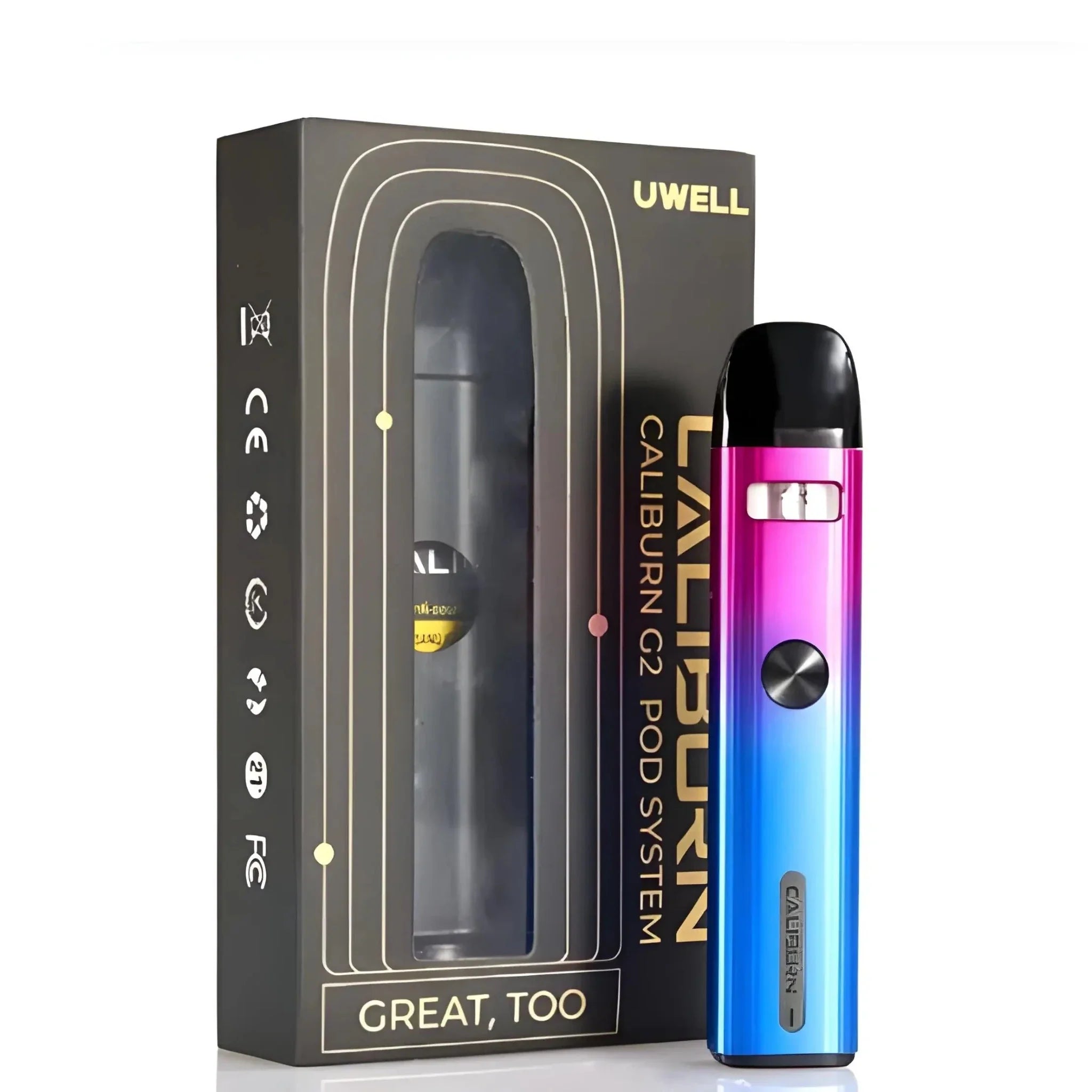 Uwell Caliburn C2 Pod System Gradient Blue and Pink Refillable Pod