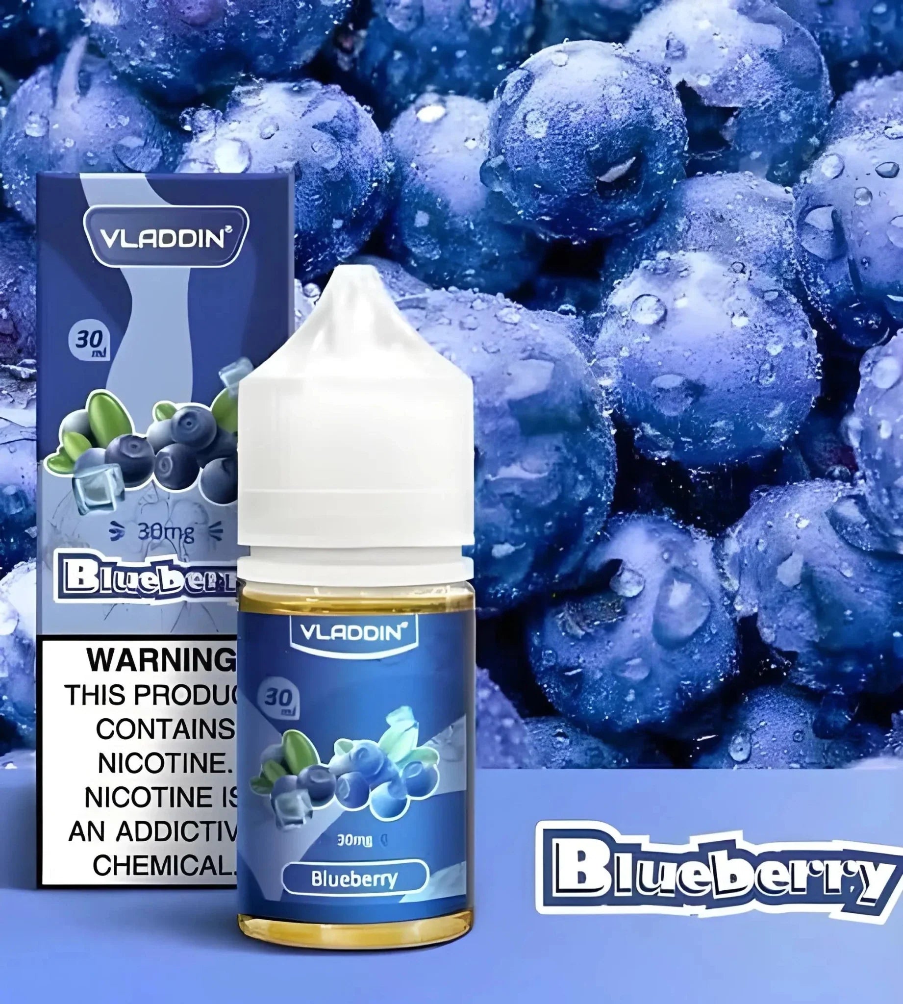 Blueberry – Vladdin Nic Salt | 30ML Vape Juice | 30MG / 50MG | Vape Mash India