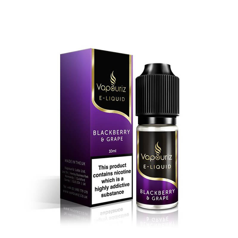 Vapouriz Premium Blackberry & Grape E-Liquid 10ml