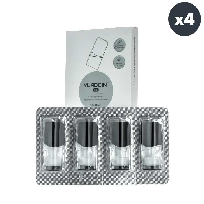 Vladdin Re Replacement Pods – 4 Pcs [INDIA]