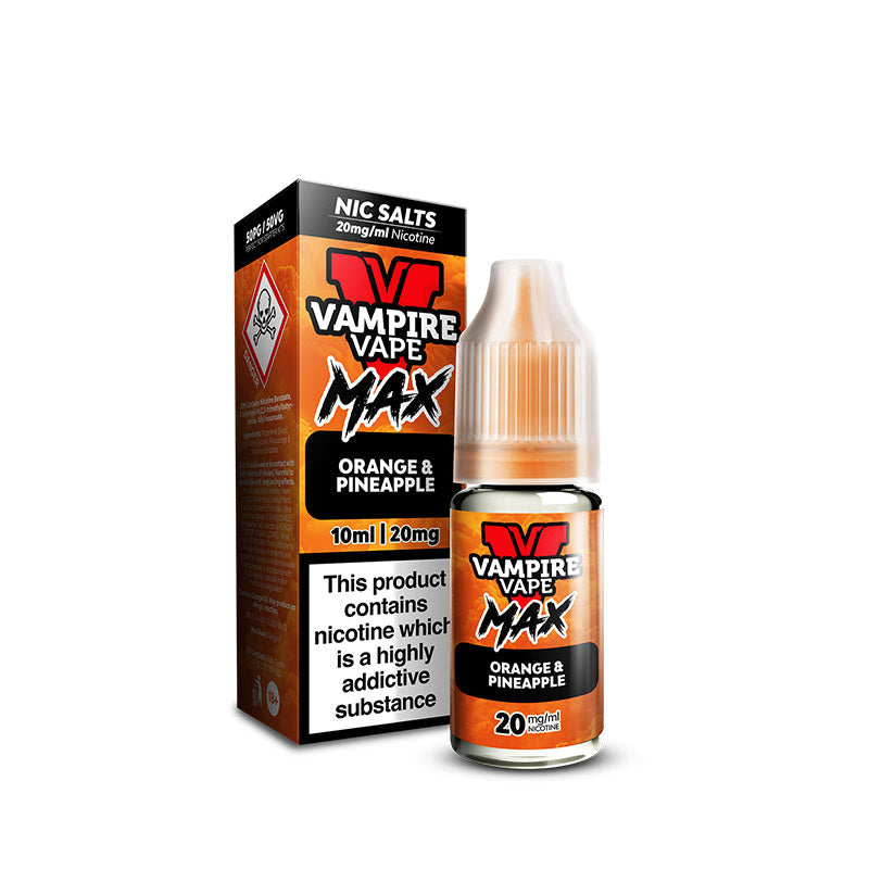 Vampire Vape MAX Orange Pineapple Nic Salt E-Liquid 10ml