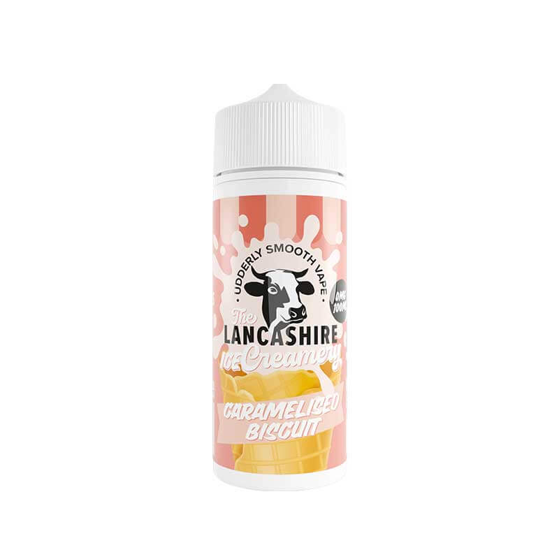 The Lancashire Creamery Ice Caramelised Biscuit 100ml Shortfill