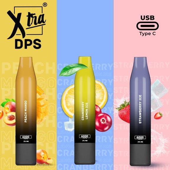 Xtra DPS Disposable pod vape - 6000 Puffs India
