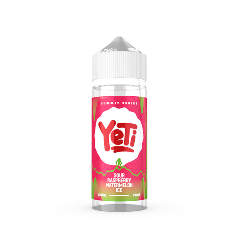 Yeti Summit Series Sour Raspberry Watermelon Ice 100ml Shortfill E-Liquid